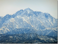 冬の剣岳