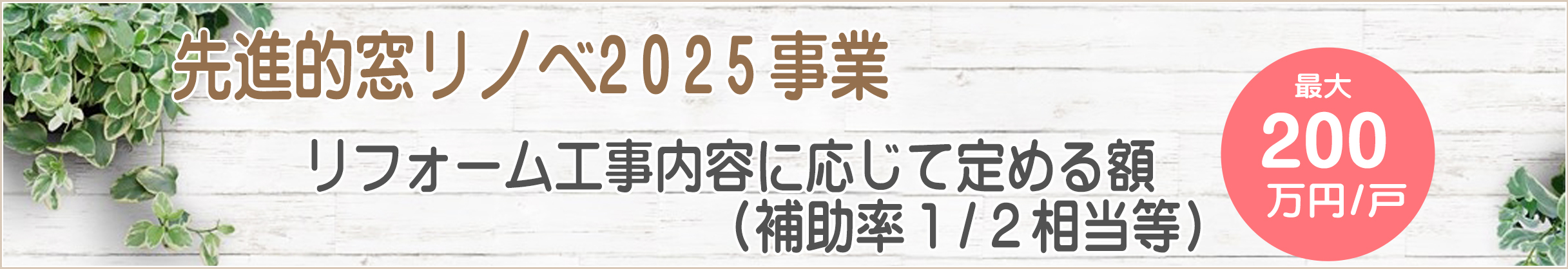 先進的窓リノベ2024事業