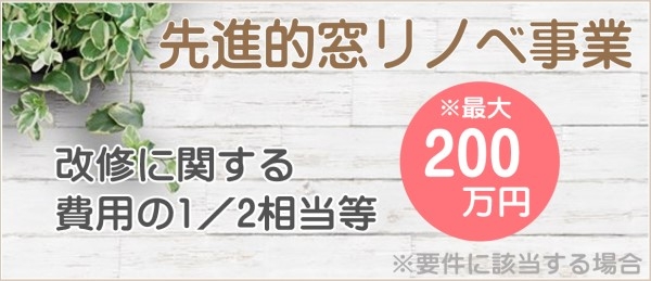 先進的窓リノベ事業